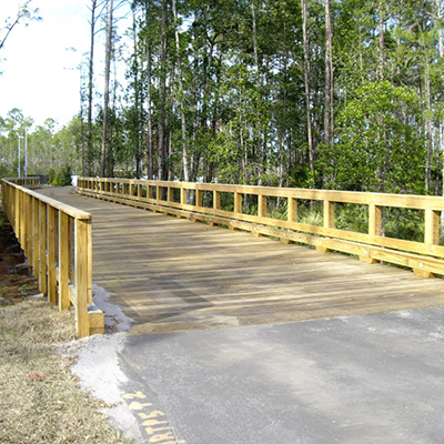 Vehicular timber bridges