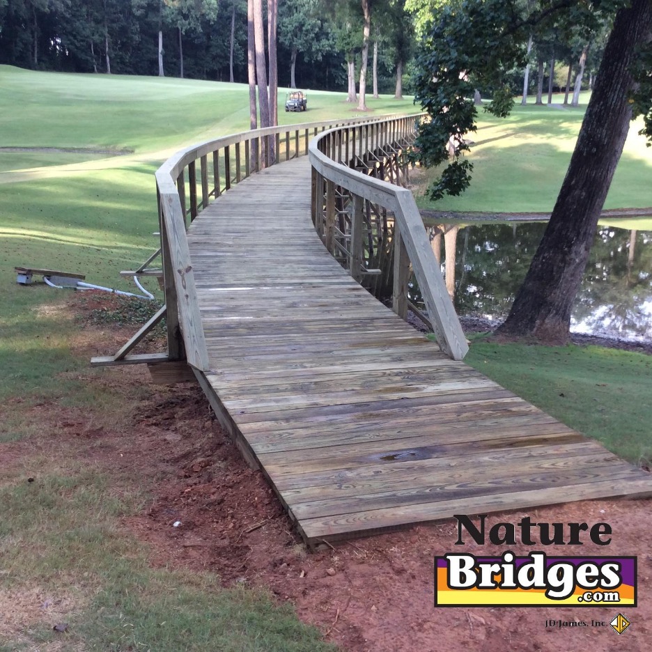 Building golf course bridges